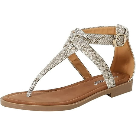 DabuLiu Flat Sandals for Women Summer Beach Serpentine Thong Sandals Adjustable Ankle Buckle Shoes Women s Flat Dress Sandal
DabuLiu Flat Sandals for Women Summer Beach Serpentine Thong Sandals Adjustable Ankle Buckle Shoes Women s Flat Dress Sandal