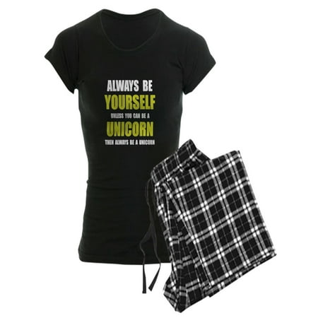 CafePress - Always Be Unicorn - Women s Dark Pajamas