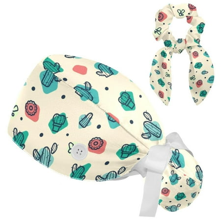Working Cap with Buttons and Sweatband Scrub Hat Bouffant Caps with Scrunchie Free Pattern Tie Back Hats
Working Cap with Buttons and Sweatband Scrub Hat Bouffant Caps with Scrunchie Free Pattern Tie Back Hats