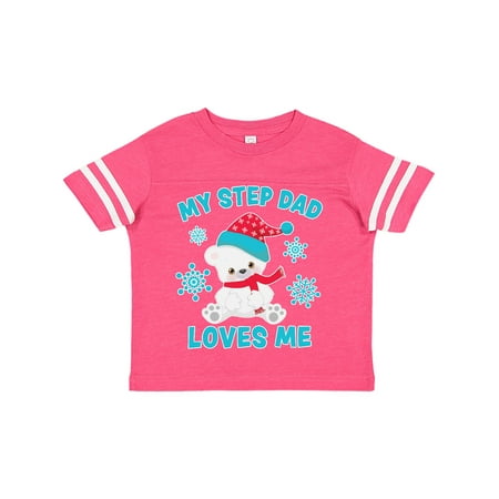 Inktastic Polar Bear My Step Dad Loves Me in Santa Hat with Snowflakes Gift Toddler Boy or Toddler Girl T-Shirt
Inktastic Polar Bear My Step Dad Loves Me in Santa Hat with Snowflakes Gift Toddler Boy or Toddler Girl T-Shirt