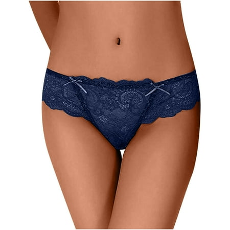 YYDGH Sexy Lace Thongs for Women Underwear Low Waist Hipster Panties Breathable Stretch Underpants Navy Blue M
YYDGH Sexy Lace Thongs for Women Underwear Low Waist Hipster Panties Breathable Stretch Underpants Navy Blue M