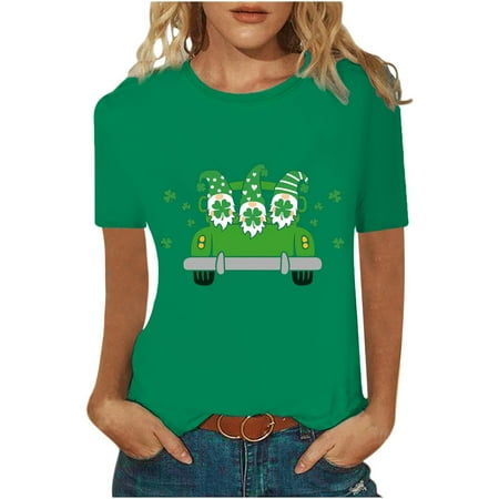 Womens Tops Corset Tops for Women Women Casual St. Patrick s Day Printed Short Sleeve Crew Neck Pullover Blouse T-shirt Tops White Long Sleeve Shirts for Women Summer Savings Valentine Shirts
Womens Tops Corset Tops for Women Women Casual St. Patrick s Day Printed Short Sleeve Crew Neck Pullover Blouse T-shirt Tops White Long Sleeve Shirts for Women Summer Savings Valentine Shirts