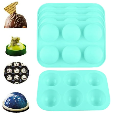 Half Ball Sphere Silicone Cake Muffin Chocolate Cookie Baking Mould Pan
