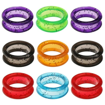 9pcs Scissor Silicone Finger Ring Scissors Finger Protectors Scissor Grips