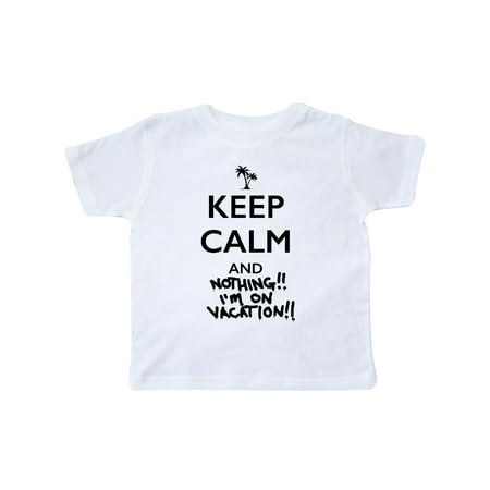 Inktastic Keep Calm and NOTHING! I m on Vacation! with palm trees Gift Toddler Boy or Toddler Girl T-Shirt
Inktastic Keep Calm and NOTHING! I m on Vacation! with palm trees Gift Toddler Boy or Toddler Girl T-Shirt