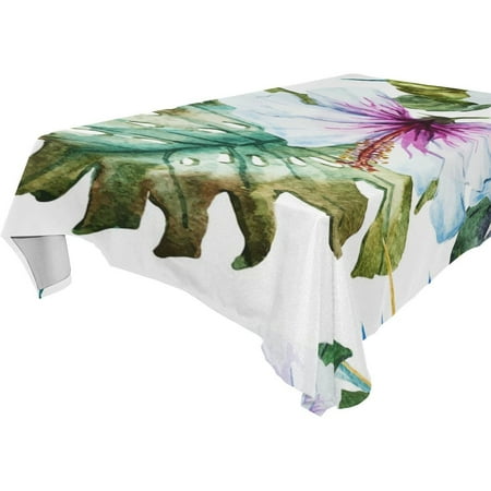 POPCreation Purple Floral Tablecloths Tropical Green Leaves Table Top Decoration 52x70 inches
POPCreation Purple Floral Tablecloths Tropical Green Leaves Table Top Decoration 52x70 inches