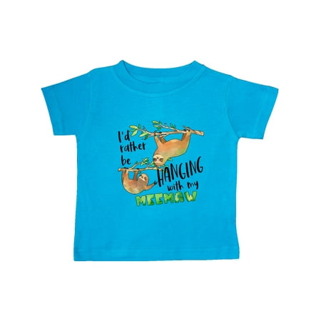 Inktastic Id Rather Be Hanging with my Meemaw- Cute Sloths Gift Baby Boy or Baby Girl T-Shirt
Inktastic Id Rather Be Hanging with my Meemaw- Cute Sloths Gift Baby Boy or Baby Girl T-Shirt