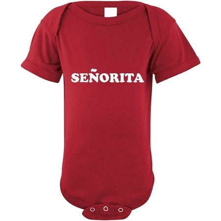 Senorita Infant Toddler Baby Cotton Bodysuit One Piece Garnet 18 Months