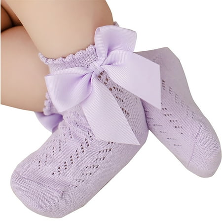 EHTMSAK Newborn Infant Toddler Baby Kids Children Child1 Cotton Bow Ankle Crew Socks for Girl Newborn Infant Toddler Baby Kids Children Child2 Breathable Socks Purple 0-5Y 9 
EHTMSAK Newborn Infant Toddler Baby Kids Children Child1 Cotton Bow Ankle Crew Socks for Girl Newborn Infant Toddler Baby Kids Children Child2 Breathable Socks Purple 0-5Y 9