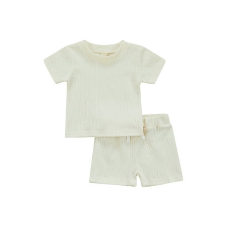 jaweiw Toddler’s Boy Girls T-shirt and Shorts Set Solid Color Short Sleeve Tops Tee and Tie-up Short Pants
jaweiw Toddler’s Boy Girls T-shirt and Shorts Set Solid Color Short Sleeve Tops Tee and Tie-up Short Pants