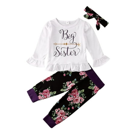 ZIYIXIN Big/Little Sister Matching Set Baby Girls Tops Romper Pants Outfits Clothes Big Sister 4-5 Years
ZIYIXIN Big/Little Sister Matching Set Baby Girls Tops Romper Pants Outfits Clothes Big Sister 4-5 Years