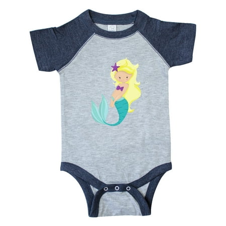 Inktastic Cute Little Mermaid Blonde Hair Purple Sea Star Gift Baby Girl Bodysuit
Inktastic Cute Little Mermaid Blonde Hair Purple Sea Star Gift Baby Girl Bodysuit