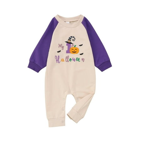 Boys Girls Pumpkin Letter Printing Pullover Romper Jumpsuit Clothes
Boys Girls Pumpkin Letter Printing Pullover Romper Jumpsuit Clothes