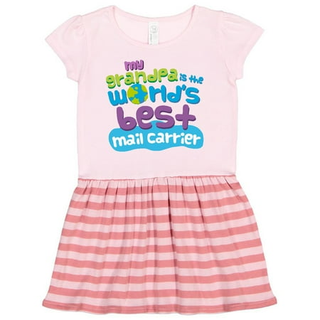 Inktastic Mail Carrier Grandpa Mailman Gift Toddler Girl Dress