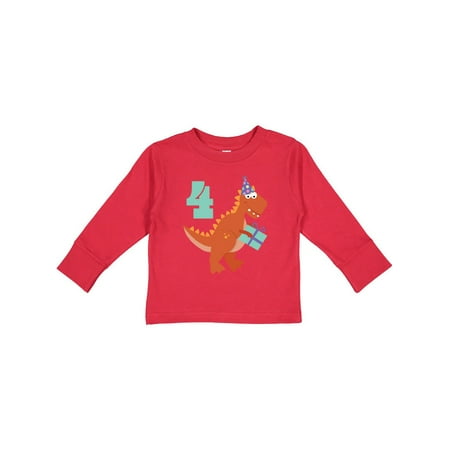 Inktastic 4th Birthday Dinosaur Gift Toddler Boy or Toddler Girl Long Sleeve T-Shirt
Inktastic 4th Birthday Dinosaur Gift Toddler Boy or Toddler Girl Long Sleeve T-Shirt