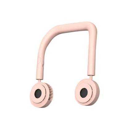 Fan USB Rechargeable Dual Head Cooler Bladeless Neck Hanging Fan Summer Cooling Tool Pink
Fan USB Rechargeable Dual Head Cooler Bladeless Neck Hanging Fan Summer Cooling Tool Pink