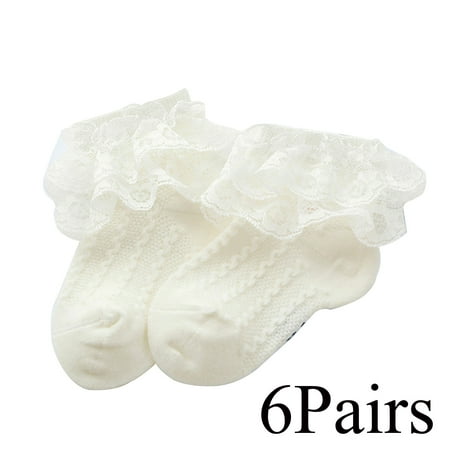 6Pairs Ruffled Lace Baby Socks Cotton Newborn Baby Socks Cute Toddler Socks Princess Style Baby Accessories
6Pairs Ruffled Lace Baby Socks Cotton Newborn Baby Socks Cute Toddler Socks Princess Style Baby Accessories
