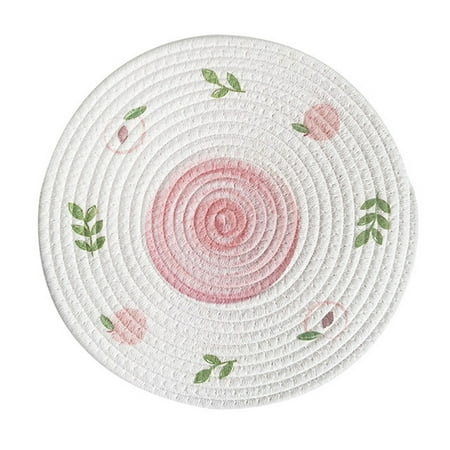 VEAREAR Insulation Pad Heat Resistant Decorative Cotton Rope Hand Woven Dining Table Placemat Home Decor for Party
VEAREAR Insulation Pad Heat Resistant Decorative Cotton Rope Hand Woven Dining Table Placemat Home Decor for Party