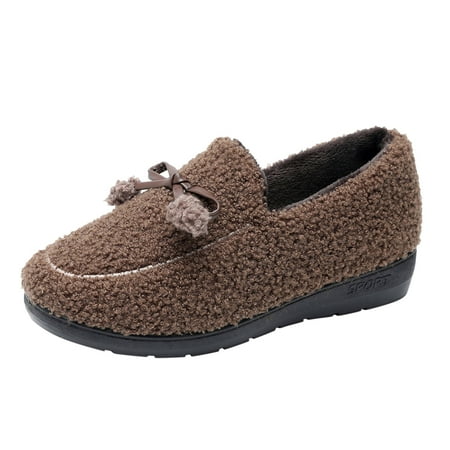 ZHAGHMIN Womens Office Shoes Fashion Autumn And Winter Women Casual Shoes Thick Soled Wedge Heel Slip On Plush Warm And Comfortable Solid Color Bowknot Women Shoes Wide Width Casual Pool Wedges Wome
ZHAGHMIN Womens Office Shoes Fashion Autumn And Winter Women Casual Shoes Thick Soled Wedge Heel Slip On Plush Warm And Comfortable Solid Color Bowknot Women Shoes Wide Width Casual Pool Wedges Wome