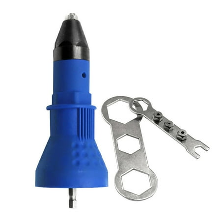 Rivet Adapter Insert Nut Hand Power Nozzle Accessories Electric Drill Tool Blue
Rivet Adapter Insert Nut Hand Power Nozzle Accessories Electric Drill Tool Blue