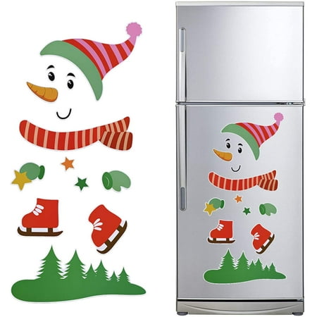 Christmas Snowman Refrigerator Decorations Large Christmas Holiday Refrigerator Magnets Stickers for Fridge Metal Door Garage Office Cabinets (red)
Christmas Snowman Refrigerator Decorations Large Christmas Holiday Refrigerator Magnets Stickers for Fridge Metal Door Garage Office Cabinets (red)