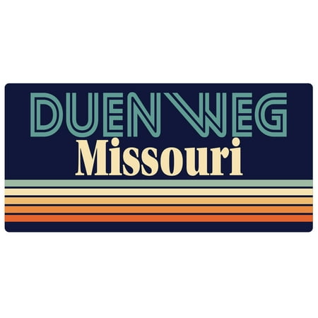 Duenweg Missouri 5 x 2.5-Inch Fridge Magnet Retro Design