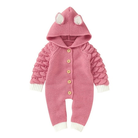 Dadaria Toddler Sweater 0-24M Newborn Baby Girls Boys Winter Warm Knit Outwear Sweater Hooded Romper Jumpsuit Pink 90 Toddler
Dadaria Toddler Sweater 0-24M Newborn Baby Girls Boys Winter Warm Knit Outwear Sweater Hooded Romper Jumpsuit Pink 90 Toddler