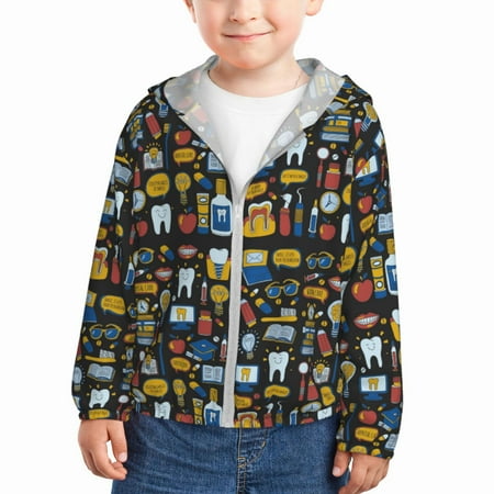 Zeuib Teeth Print Girls & Boys Sun Protection Hoodie with UPF 50+ Children’s Quick-Dry Jacket Perfect for Outdoor Activities-5 Years
Zeuib Teeth Print Girls & Boys Sun Protection Hoodie with UPF 50+ Children’s Quick-Dry Jacket Perfect for Outdoor Activities-5 Years