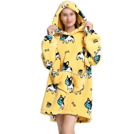 Paille Ladies Long Sleeve With Pockets Bathrobe Soft Spa Pullover Thicken Plush Sleepwear Nightgowns Robe Dog Great Print
Paille Ladies Long Sleeve With Pockets Bathrobe Soft Spa Pullover Thicken Plush Sleepwear Nightgowns Robe Dog Great Print