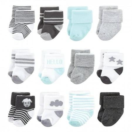 Hudson Baby Unisex Baby Cotton Rich Newborn and Terry Socks Sheep 12-Pack 6-12 Months
Hudson Baby Unisex Baby Cotton Rich Newborn and Terry Socks Sheep 12-Pack 6-12 Months