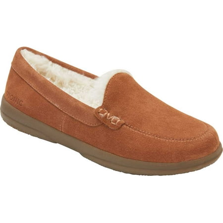 Women s Vionic Lynez Loafer Slipper Toffee Suede 9 M