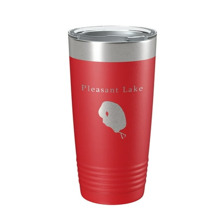 Pleasant Lake Map Tumbler Travel Mug Insulated Laser Engraved Coffee Cup Michigan 20 oz Red
Pleasant Lake Map Tumbler Travel Mug Insulated Laser Engraved Coffee Cup Michigan 20 oz Red