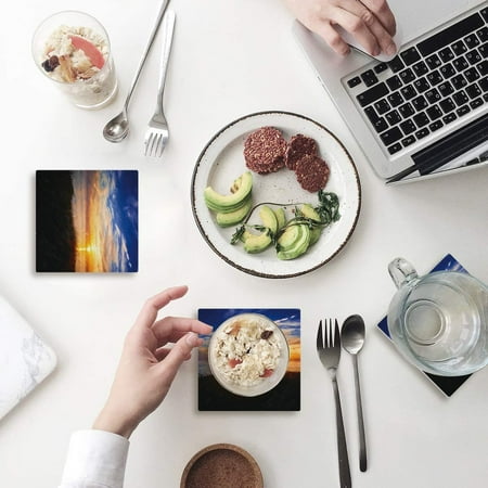 KXMDXA Beautiful Sunset Set of 8 Coaster for Drinks Absorbent Ceramic Stone Coasters Cup Mat with Cork Base for Home Kitchen Room Coffee Table Bar Decor
KXMDXA Beautiful Sunset Set of 8 Coaster for Drinks Absorbent Ceramic Stone Coasters Cup Mat with Cork Base for Home Kitchen Room Coffee Table Bar Decor