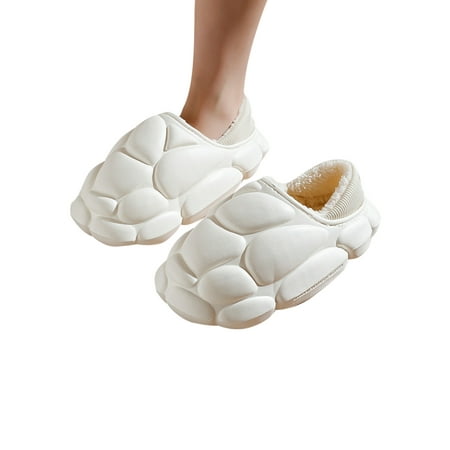 Zodanni Womens Casual Home Shoe House Non-slip Slip On Winter Warm Slippers Fashion Comfort Waterproof Plush Slipper White 7-7.5
Zodanni Womens Casual Home Shoe House Non-slip Slip On Winter Warm Slippers Fashion Comfort Waterproof Plush Slipper White 7-7.5