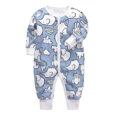 EHTMSAK Newborn Infant Baby Toddler Long Sleeve Romper for Girl Boy Cotton Clothes Jumpsuit Blue 0-24M XL/12M
EHTMSAK Newborn Infant Baby Toddler Long Sleeve Romper for Girl Boy Cotton Clothes Jumpsuit Blue 0-24M XL/12M