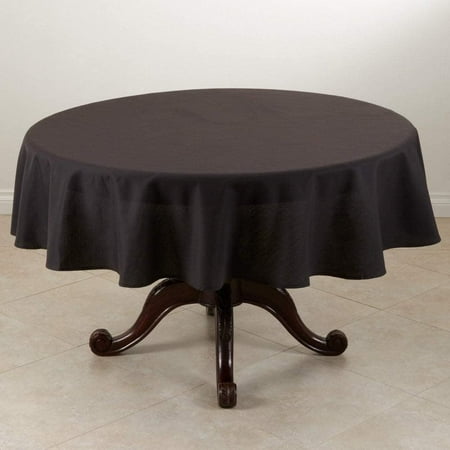 Fennco Styles Classic Everyday Design Solid Color Tablecloth 90 Round - Black Table Cover for Home Décor Baquets Family Gathering and Special Occasion
Fennco Styles Classic Everyday Design Solid Color Tablecloth 90 Round - Black Table Cover for Home Décor Baquets Family Gathering and Special Occasion