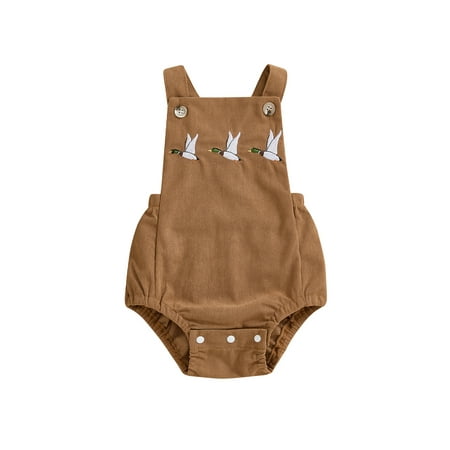 Niceyoeuk Baby Boy and Girl Corduroy Overalls Bird Embroidery Sleeveless Romper
Niceyoeuk Baby Boy and Girl Corduroy Overalls Bird Embroidery Sleeveless Romper