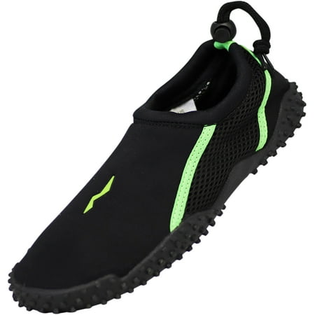 NORTY Big Boys Water Shoes Child Male Surf Shoes Black Lime 6 Big Kid