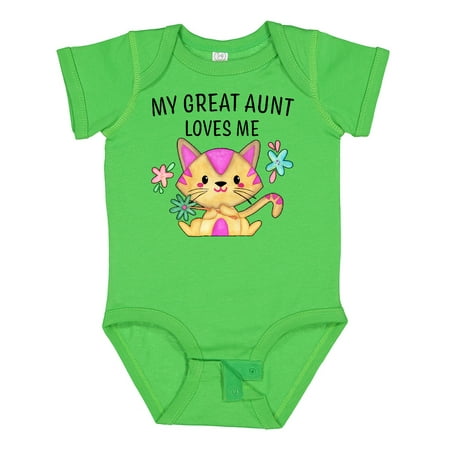 Inktastic My Great Aunt Loves Me with Cute Kitten and Flowers Gift Baby Boy or Baby Girl Bodysuit
Inktastic My Great Aunt Loves Me with Cute Kitten and Flowers Gift Baby Boy or Baby Girl Bodysuit