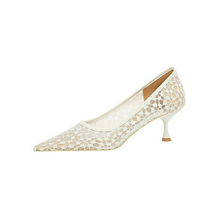 Crocowalk Womens Lightweight Sexy Dress Pump Shoes Wedding Comfort Lace Stiletto Heels Fashion White 5
Crocowalk Womens Lightweight Sexy Dress Pump Shoes Wedding Comfort Lace Stiletto Heels Fashion White 5