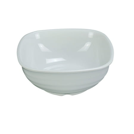 Milando Square Bowl 60 Oz. 9 Sq. X 3 1/2 H Melamine White
