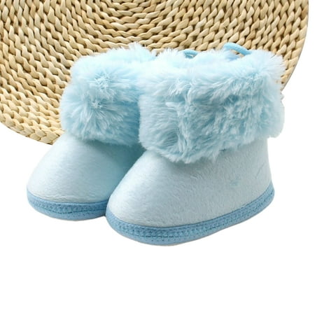 Infant Baby Snow Boots Anti-Slip Sole Winter Warm Lace Up Sneakers Faux Fur Crib Shoes
Infant Baby Snow Boots Anti-Slip Sole Winter Warm Lace Up Sneakers Faux Fur Crib Shoes
