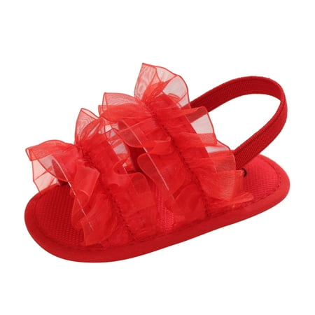 Sandals For Girls Boys Bow Soft Non-Slip Rubber Sole Summer Flat Walking Slippers Red Size 13
Sandals For Girls Boys Bow Soft Non-Slip Rubber Sole Summer Flat Walking Slippers Red Size 13