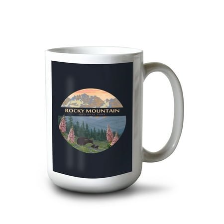15 fl oz Ceramic Mug Rocky Mountain National Park Bear Family and Spring Flowers Contour Dishwasher & Microwave Safe
15 fl oz Ceramic Mug Rocky Mountain National Park Bear Family and Spring Flowers Contour Dishwasher & Microwave Safe