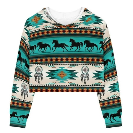 TOADDMOS Southwest Horse Long Sleeve Kids Crop Tops for Girls Aesthetic Aztez Children Sweatshirts Trendy Ethnic Kids Hoodies 7-8
TOADDMOS Southwest Horse Long Sleeve Kids Crop Tops for Girls Aesthetic Aztez Children Sweatshirts Trendy Ethnic Kids Hoodies 7-8