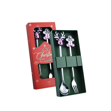 FUGIT Tableware Christmas Cutlery Set Stainless Christmas Tree Tea Spoon For Home Creative Christmas Coffee Spoons Forks Set Christmas Dessert Spoon Ideal Gift For Kid Friend 2boxes
FUGIT Tableware Christmas Cutlery Set Stainless Christmas Tree Tea Spoon For Home Creative Christmas Coffee Spoons Forks Set Christmas Dessert Spoon Ideal Gift For Kid Friend 2boxes