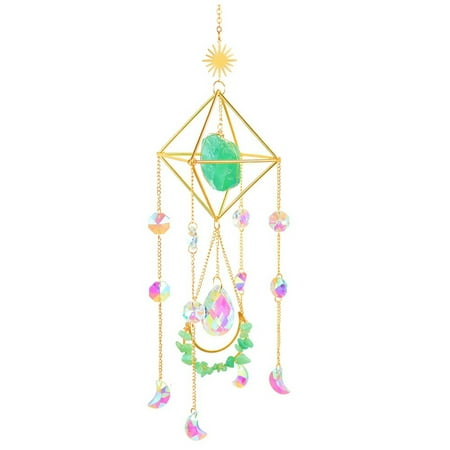 Crystal Wind Chime Prisms Glass Chandelier Pendant Hanging Drop for Outdoor Indoor Garden Wind 3
Crystal Wind Chime Prisms Glass Chandelier Pendant Hanging Drop for Outdoor Indoor Garden Wind 3