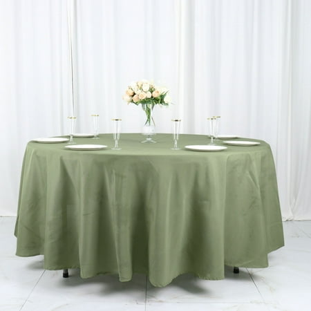 Efavormart 108 Wholesale Round Tablecloth Polyester Round Table Linens For Wedding Party Banquet Restaurant - Eucalyptus Sage Green
Efavormart 108 Wholesale Round Tablecloth Polyester Round Table Linens For Wedding Party Banquet Restaurant - Eucalyptus Sage Green