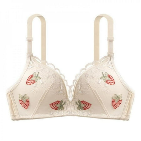 Fantadool The Korean Version Of The Fruit Embroidery Printing Light and Thin Style Underwear Cute Student Girl Style Thin Cup Bra
Fantadool The Korean Version Of The Fruit Embroidery Printing Light and Thin Style Underwear Cute Student Girl Style Thin Cup Bra