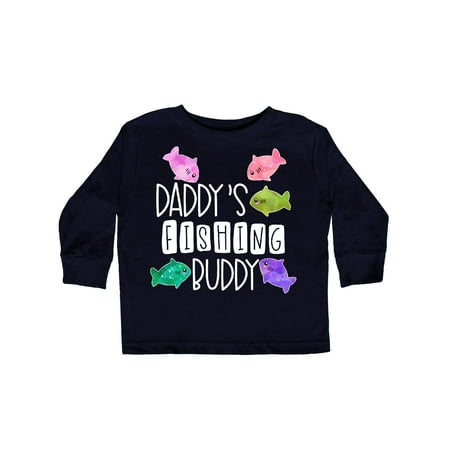 Inktastic Daddy s Fishing Buddy with Colorful Fish Gift Toddler Boy or Toddler Girl Long Sleeve T-Shirt
Inktastic Daddy s Fishing Buddy with Colorful Fish Gift Toddler Boy or Toddler Girl Long Sleeve T-Shirt